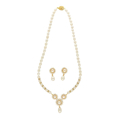 J Pearls Aroha Pearl Set - Distacart