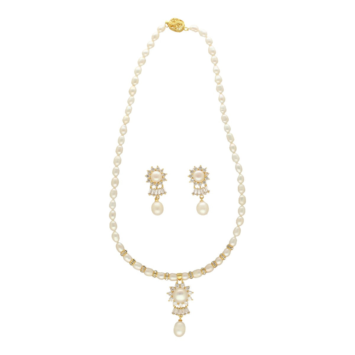 J Pearls Klara Pearl Set - Distacart