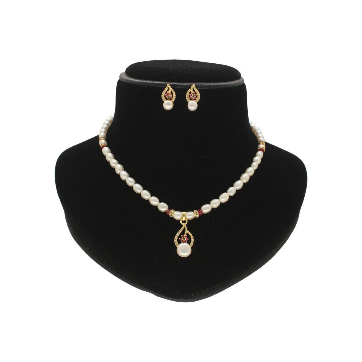 J Pearls Clara Pearl Set - Distacart