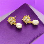Thumbnail for J Pearls Tasha Pearl Earrings - Distacart
