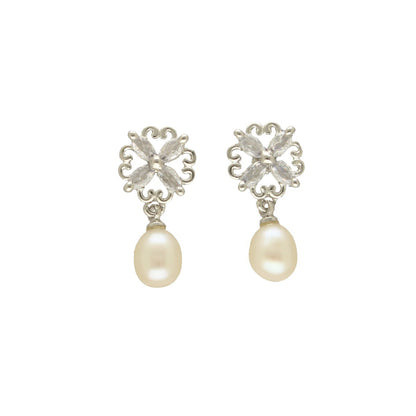 J Pearls Aroha Pearl Earrings - Distacart