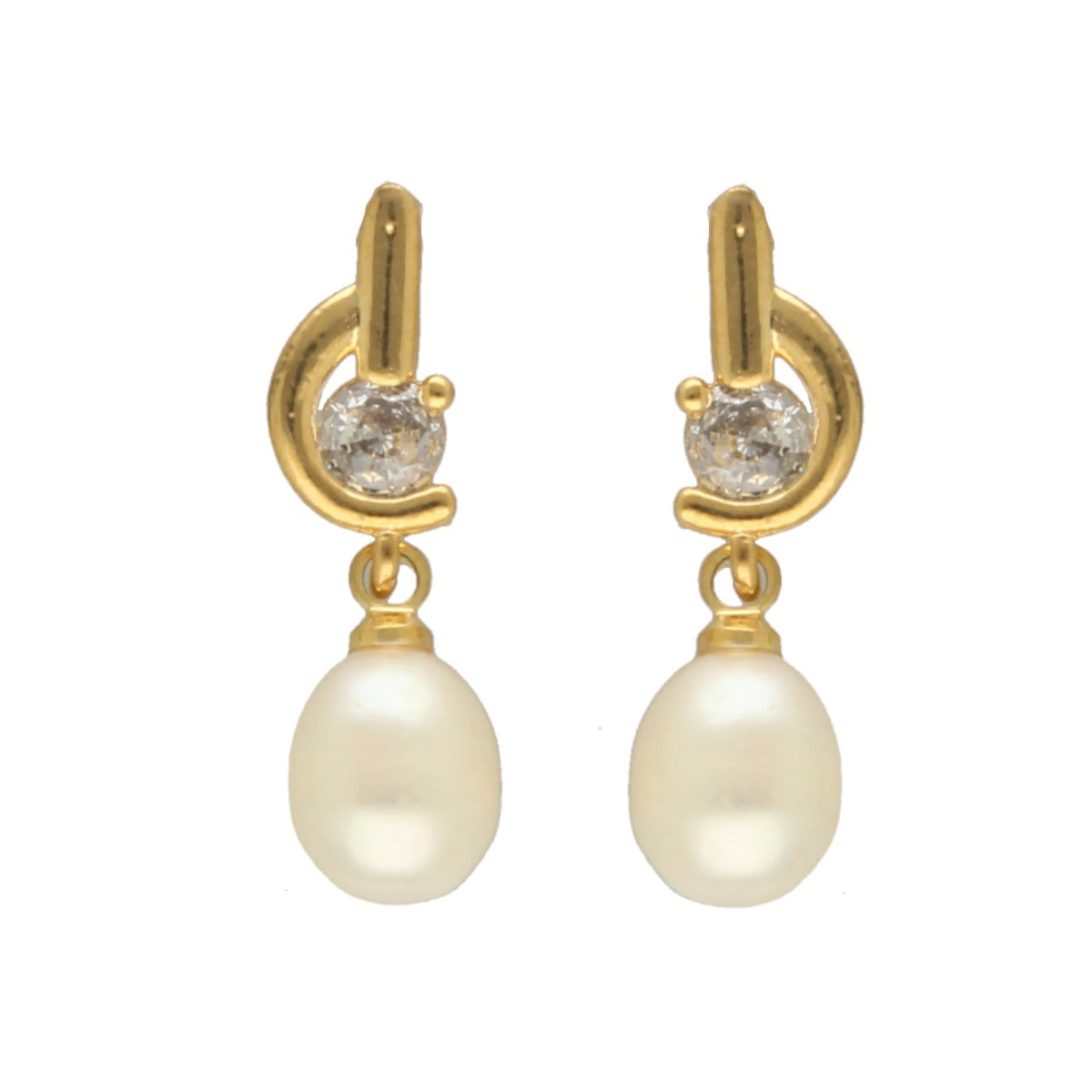 J Pearls Carina Pearl Earrings - Distacart