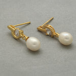 Thumbnail for J Pearls Carina Pearl Earrings - Distacart