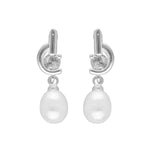 Thumbnail for J Pearls Charvi Pearl Earrings - Distacart