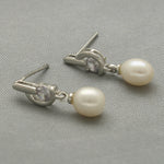 Thumbnail for J Pearls Charvi Pearl Earrings - Distacart