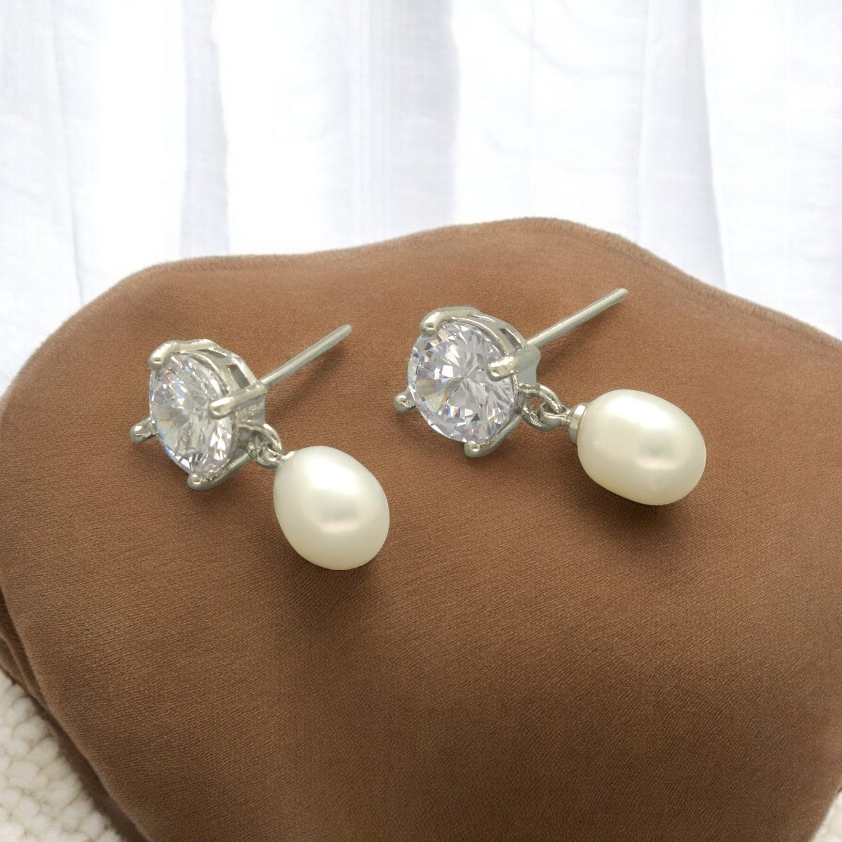 J Pearls Ikshu Pearl Earrings - Distacart