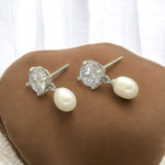 Thumbnail for J Pearls Ikshu Pearl Earrings - Distacart