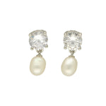 Thumbnail for J Pearls Ikshu Pearl Earrings - Distacart