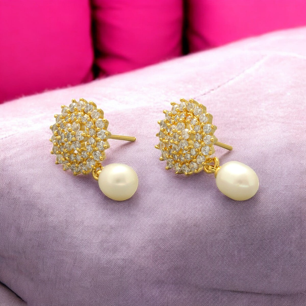 J Pearls Juvela Pearl Earrings - Distacart