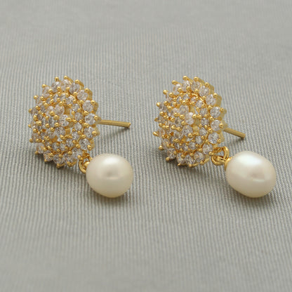 J Pearls Juvela Pearl Earrings - Distacart