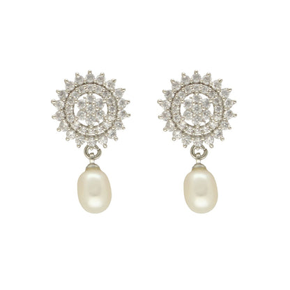J Pearls Mirella Pearl Earrings - Distacart