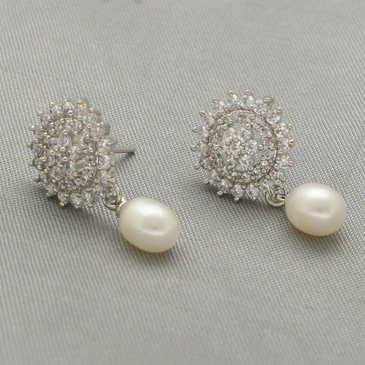 J Pearls Mirella Pearl Earrings - Distacart