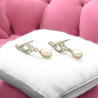 J Pearls Whril Pearl Earrings - Distacart