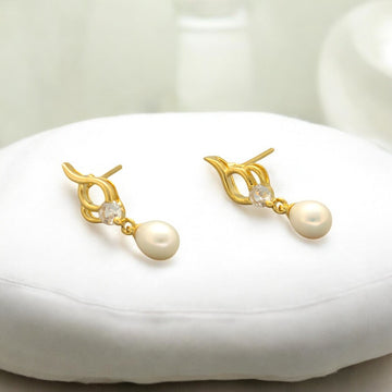 J Pearls Nyla Pearl Earrings - Distacart