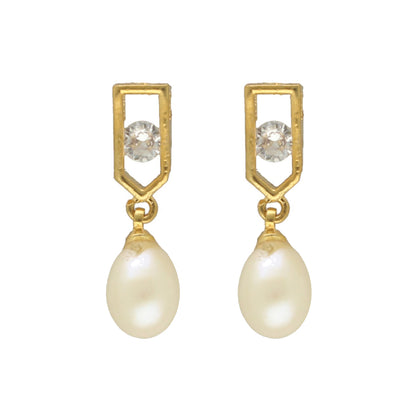 J Pearls Vitya Pearl Earrings - Distacart