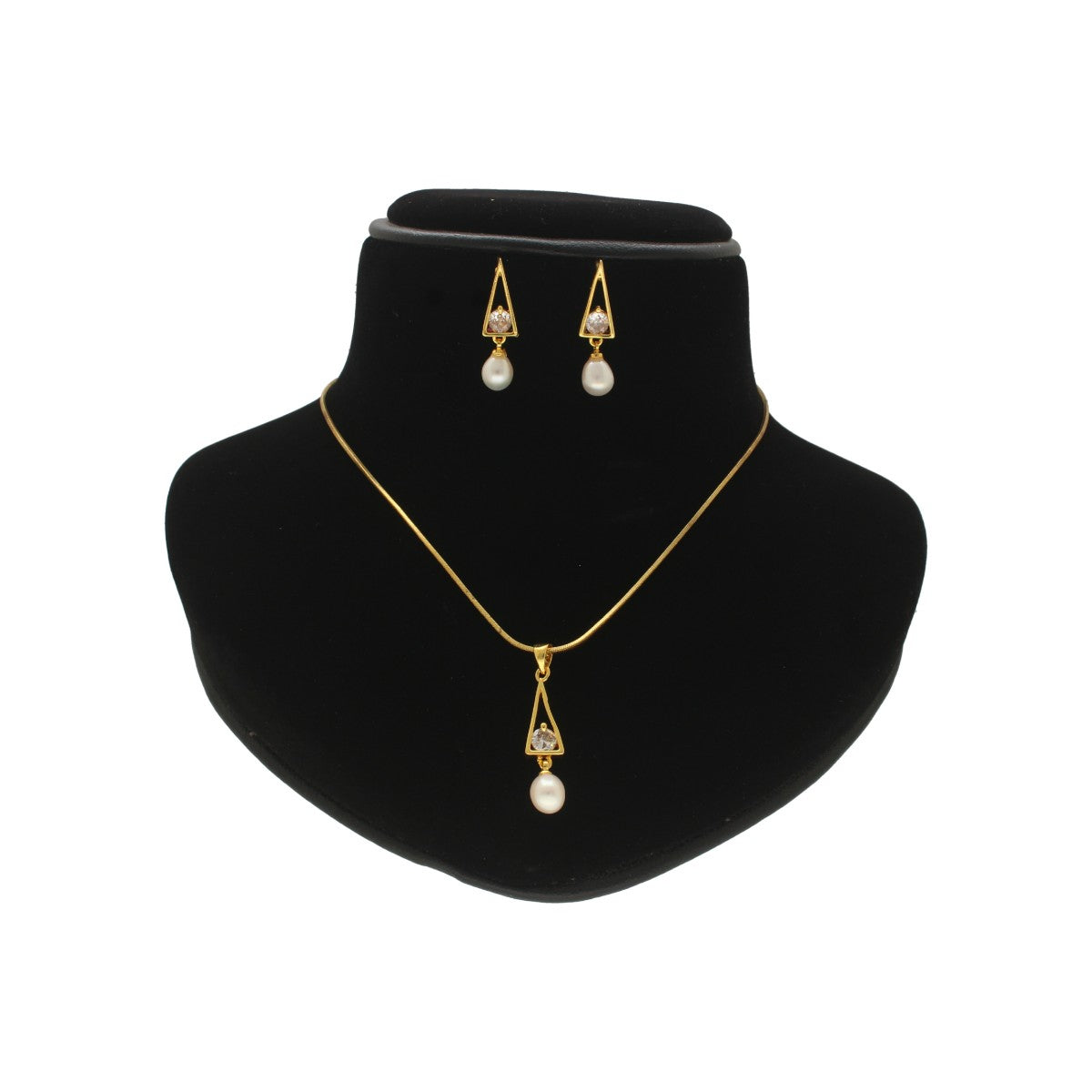 J Pearls Trellis Pearl Pendant Set - Distacart