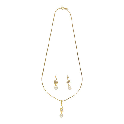 J Pearls Trellis Pearl Pendant Set - Distacart