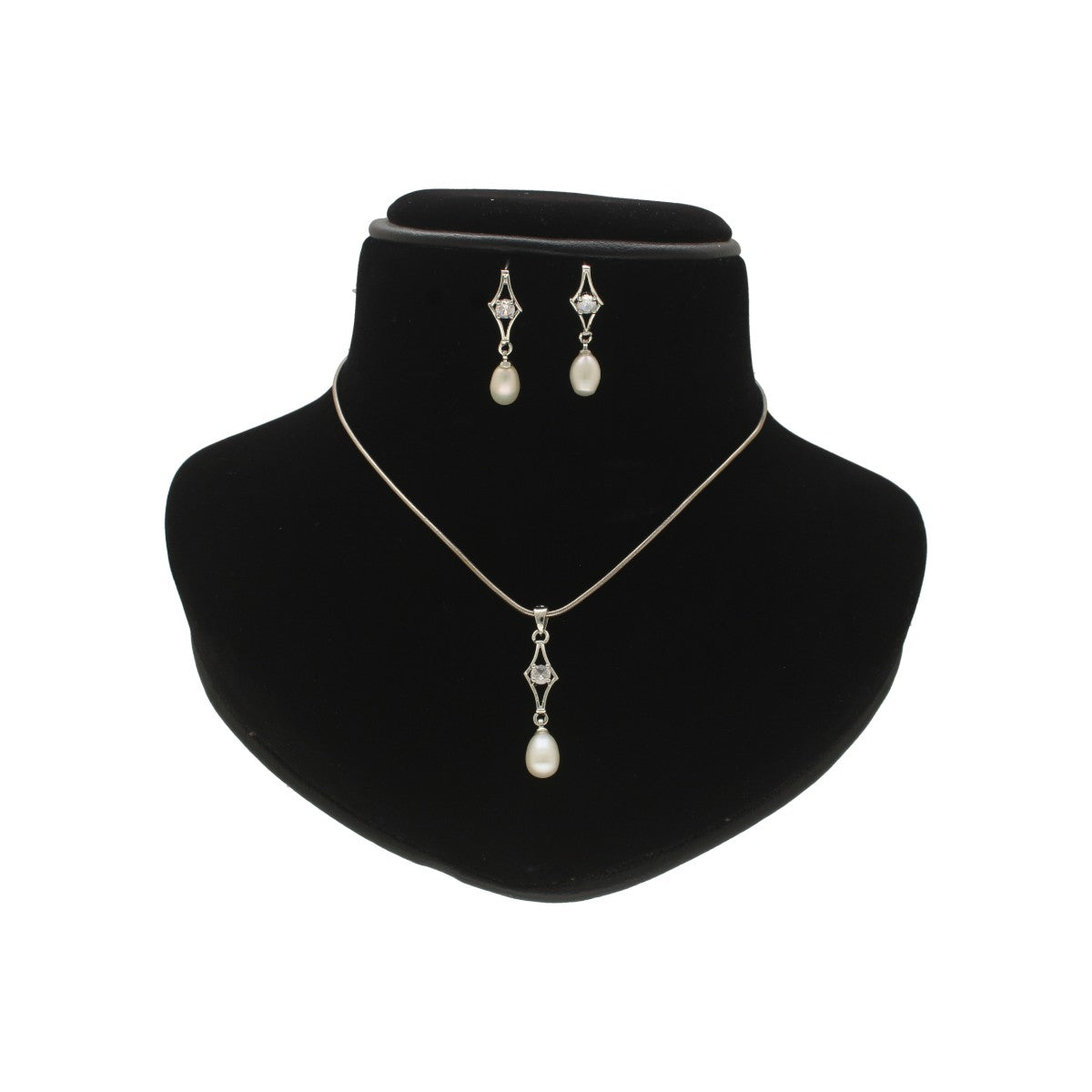 J Pearls Cally Pearl Pendant Set - Distacart