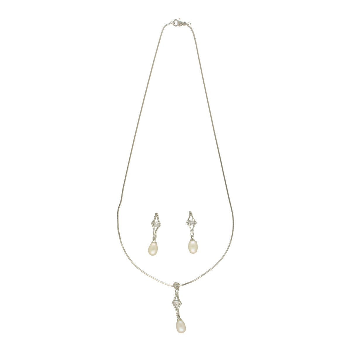 J Pearls Cally Pearl Pendant Set - Distacart