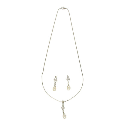 J Pearls Cally Pearl Pendant Set - Distacart