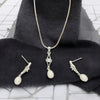 J Pearls Cally Pearl Pendant Set - Distacart