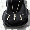 J Pearls Amora Pearl Pendant Set - Distacart