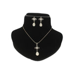 Thumbnail for J Pearls Flora Pearl Pendant Set - Distacart