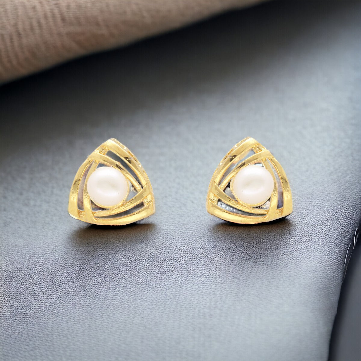 J Pearls Elegance Combo Of 4Pair Earrings - Distacart