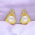 Thumbnail for J Pearls Elegance Combo Of 4Pair Earrings - Distacart