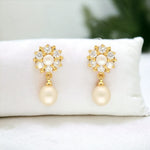 Thumbnail for J Pearls Elegance Combo Of 4Pair Earrings - Distacart