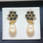 Thumbnail for J Pearls Colourful Combo Of 3Pair Earrings - Distacart