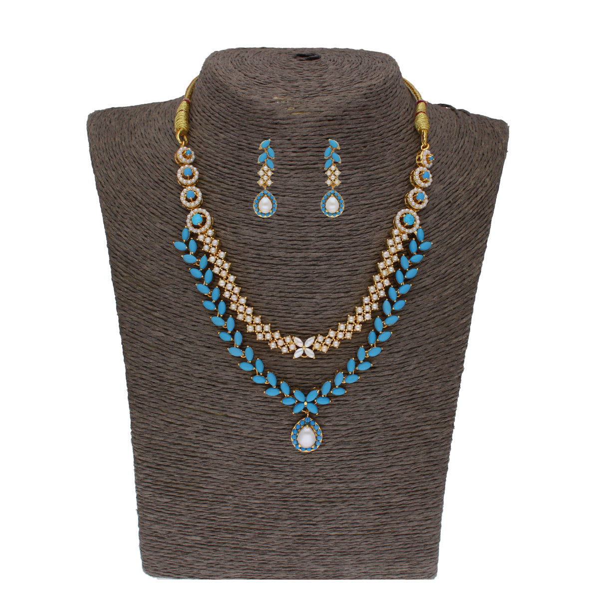 J Pearls Trendy Necklace Set - Distacart
