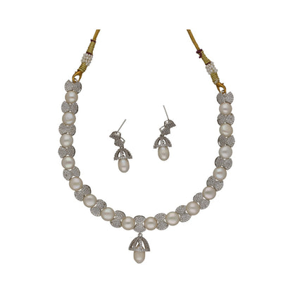 J Pearls Majestic Pearl Necklace Set - Distacart