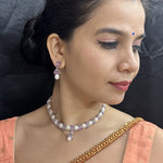 Thumbnail for J Pearls Whispering Pearl Necklace Set - Distacart