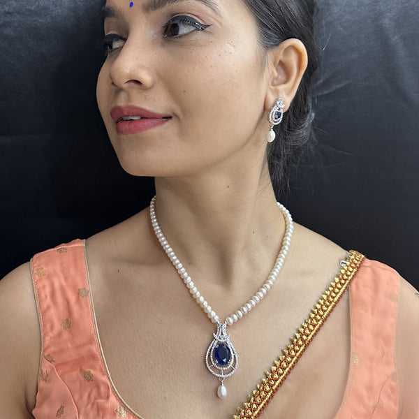 J Pearls Charm Pearl Necklace Set - Distacart