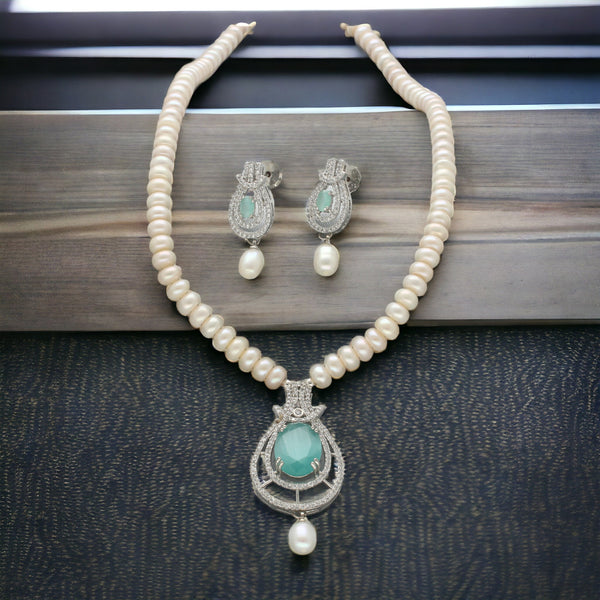 J Pearls Blossom Pearl Necklace Set - Distacart