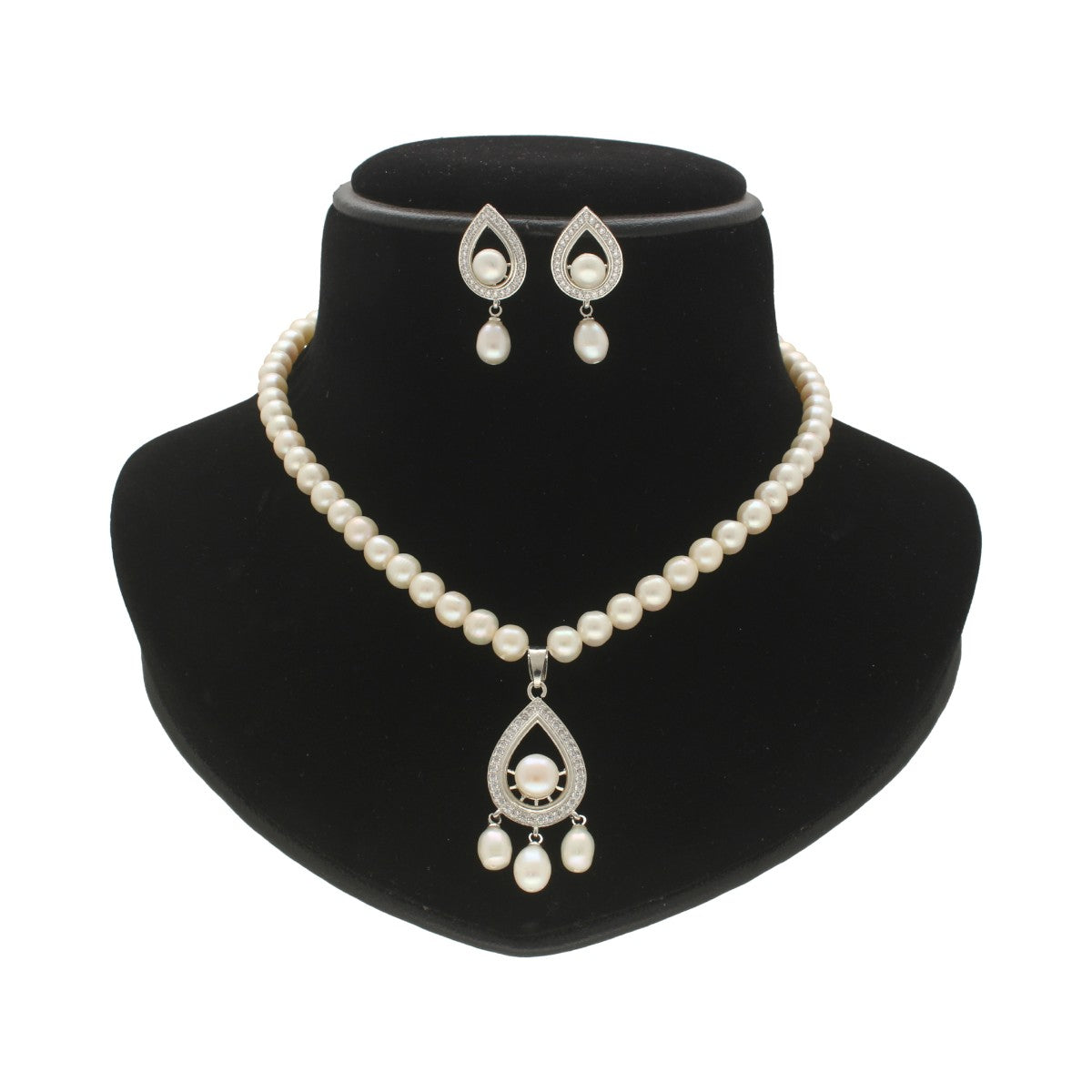 J Pearls Luminary Pearl Necklace Set - Distacart