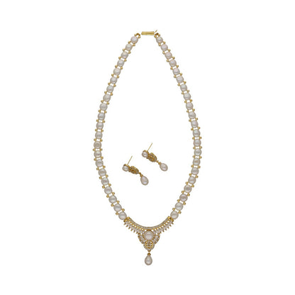 J Pearls Radiant Pearl Necklace Set - Distacart