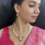 Thumbnail for J Pearls Twinkle Pearl Necklace Set - Distacart