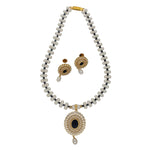 Thumbnail for J Pearls Rosette Pearl Necklace Set - Distacart