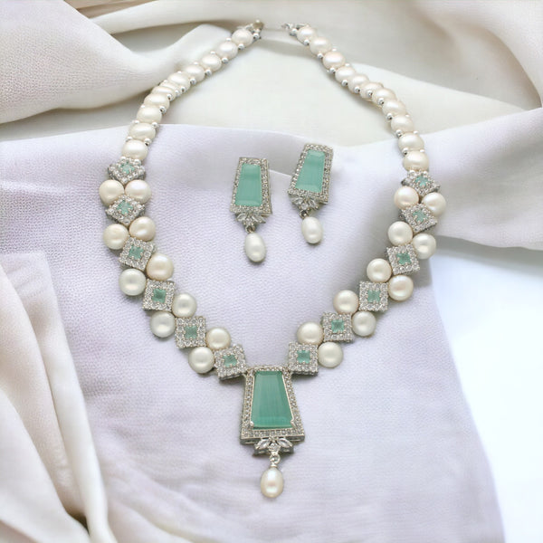 J Pearls Symphony Pearl Necklace Set - Distacart