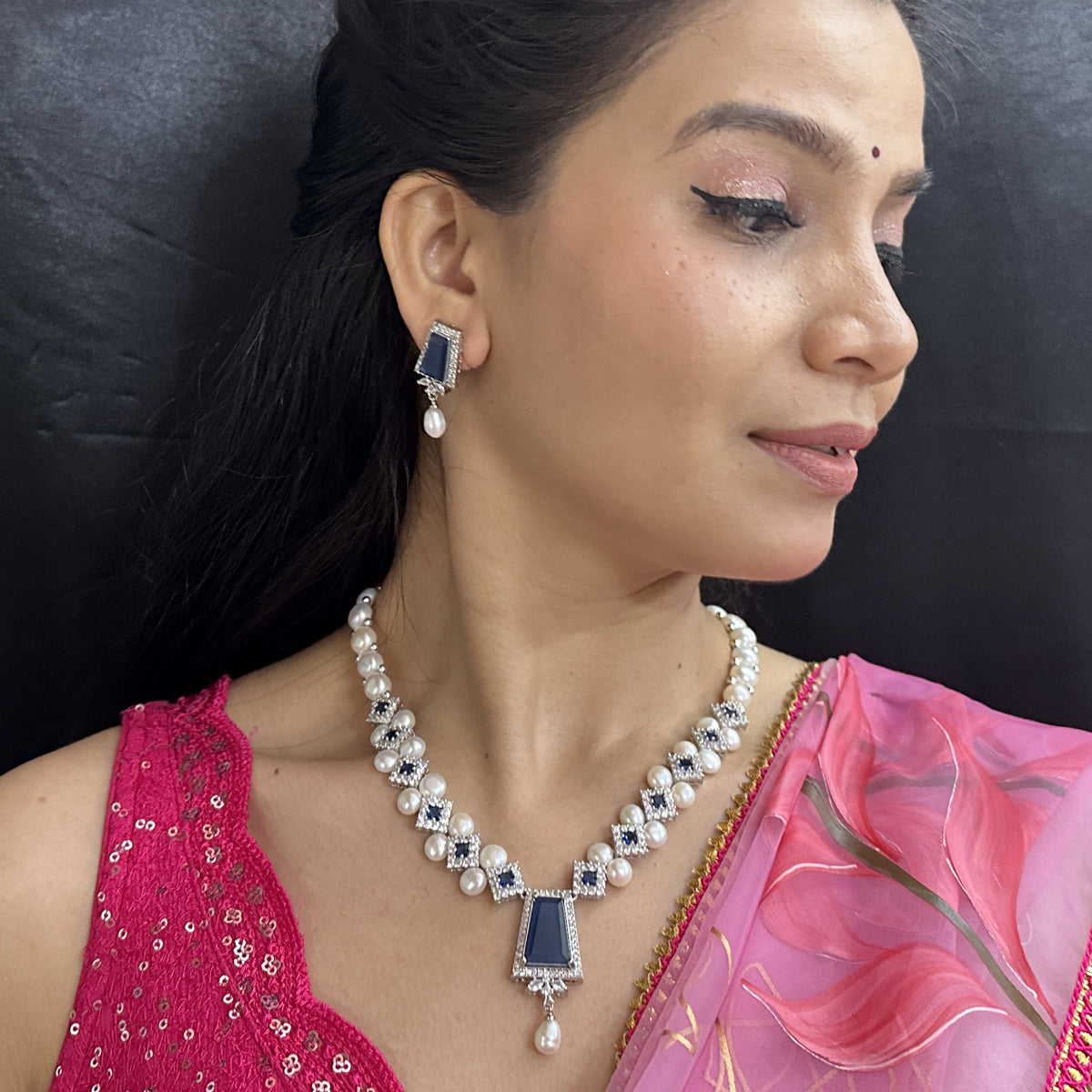 J Pearls Riviera Pearl Necklace Set - Distacart