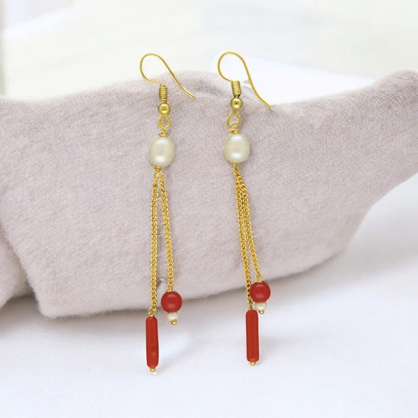 J Pearls Divin Pearl Earrings - Distacart