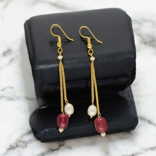 J Pearls Ancy Pearl Earrings - Distacart