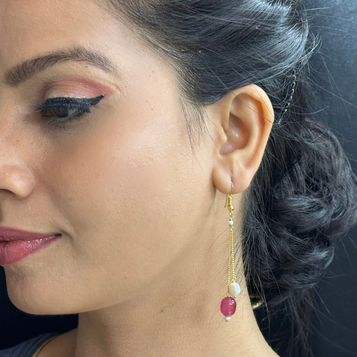 J Pearls Ancy Pearl Earrings - Distacart