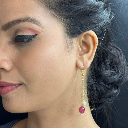 J Pearls Ancy Pearl Earrings - Distacart
