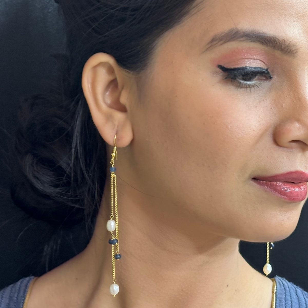 J Pearls Elinor Pearl Earrings - Distacart