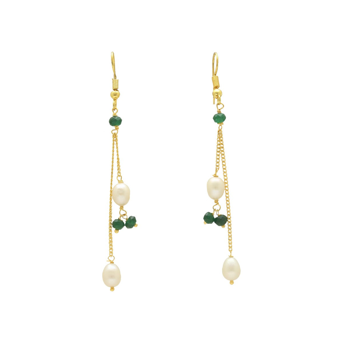 J Pearls Percy Pearl Earrings - Distacart