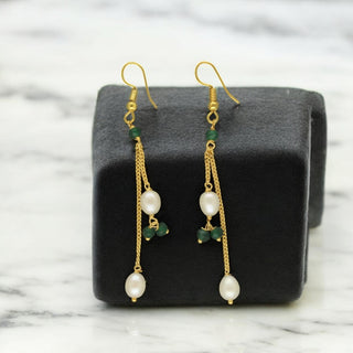 J Pearls Percy Pearl Earrings - Distacart