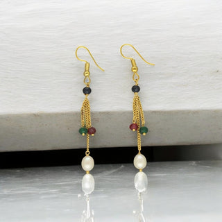 J Pearls Whril Pearl Earrings - Distacart